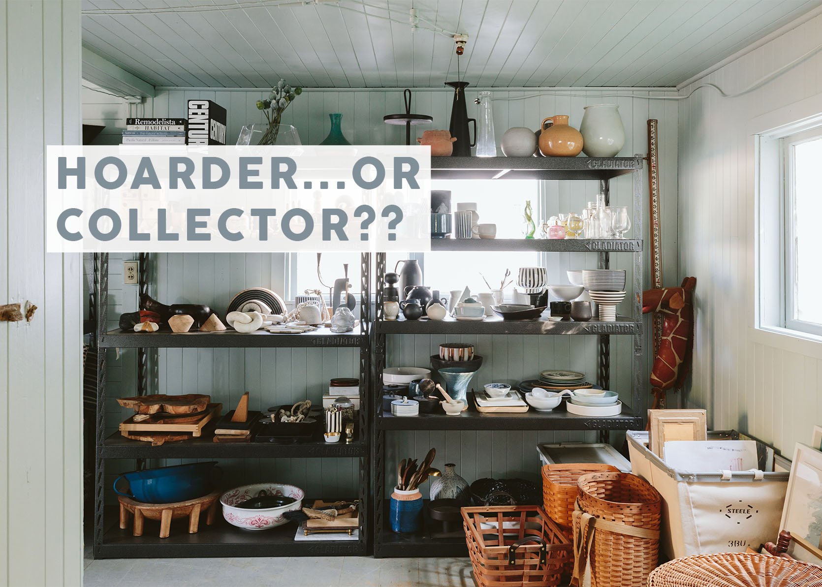 Am I A Hoarder? Our Next Youtube Video – Inside The Vintage Carriage House
