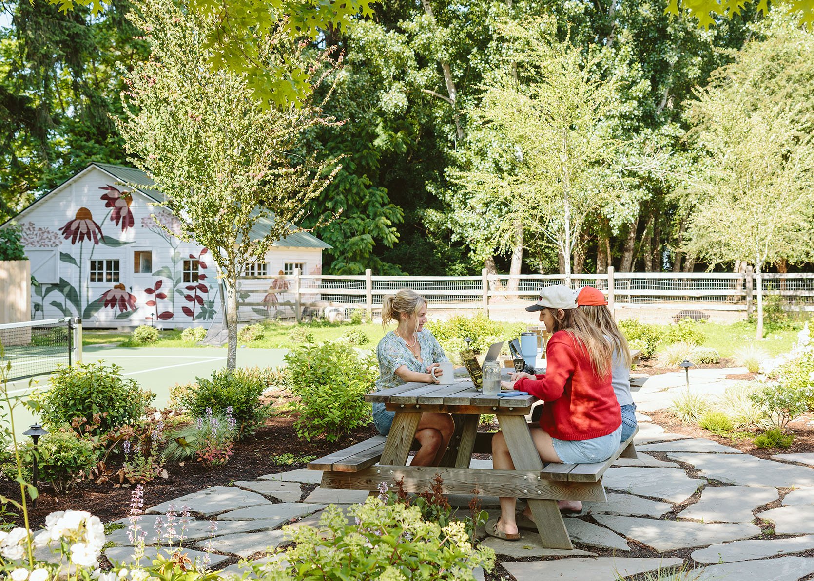 The Case For The Unassuming Backyard Picnic Table