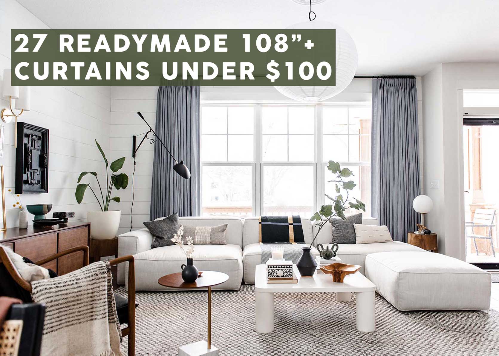 Our Secret Source For Affordable Extra-Long Curtains (+ 27 Of Our Readymade Faves Under $100 Including The Pair Arlyn’s Eyeing For Her Living Room)