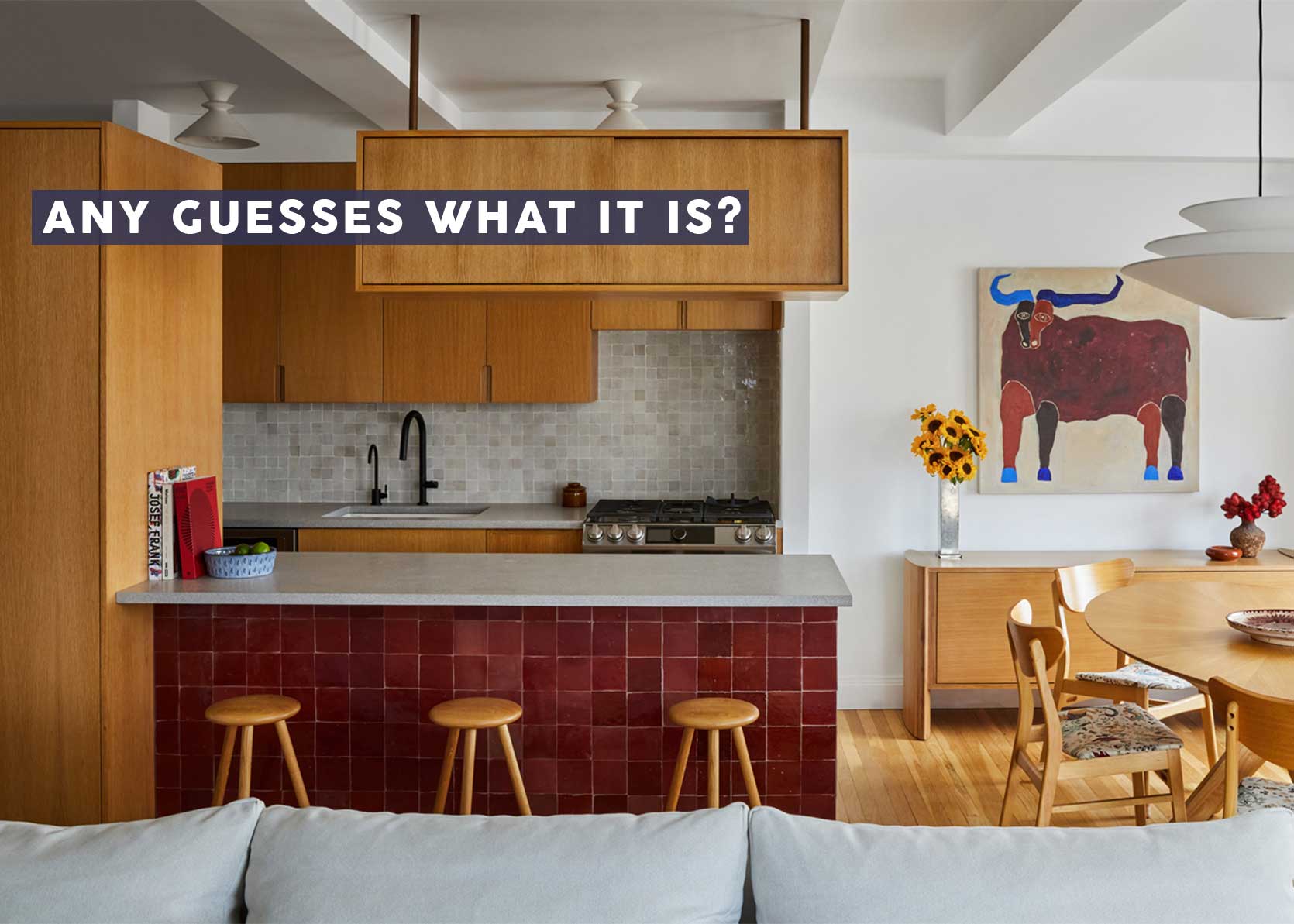 This Kitchen Tile Trend Is Polarizing (& Possibly Controversial) But We’re on Board